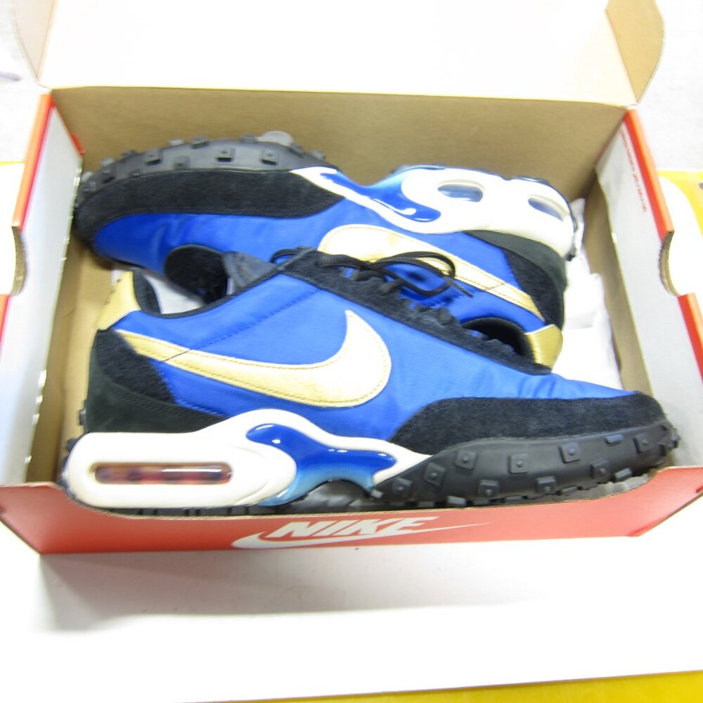 Nike Air Max Waffle Racer SP Men's 12 Hyper Blue/Metr.Gold Shoe's FV6946-400-NEW - Picture 2 of 10